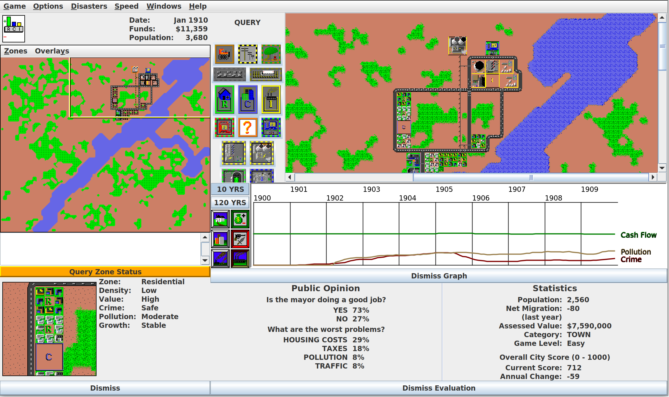 Screenshot with more data